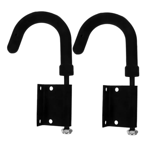 NOLITOY 2 Stück Schwere Leiterhaken Robuste Dachleiter Befestigung Rutschfestes Zubehör für Teleskopleitern und Ausziehleitern Einfache Montage für Outdoor leitern Geeignet