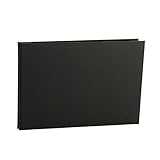 Pina Zangaro Bex 8.5x11 Landscape Screwpost Binder, Black, Without Sheet Protectors (34424)