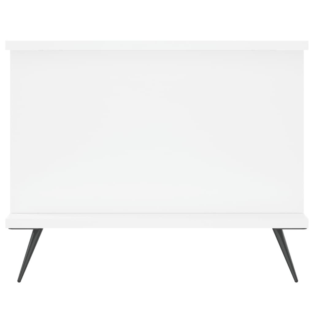 Homgoday Tavolino da caffè bianco 90 x 50 x 40 cm, in legno ingegnerizzato, tavolino da tè per soggiorno, sala di accoglienza degli ospiti, camera da letto e ufficio 516 mobili
