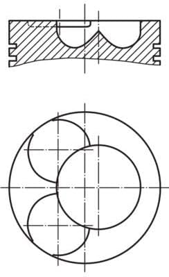 Mahle Piston - 0349112