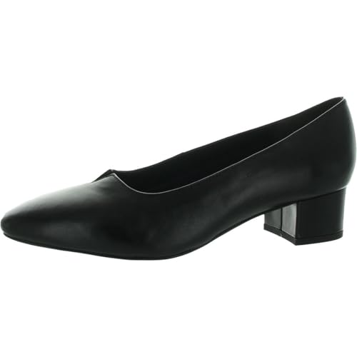 David Tate Womens Solid Leather Pumps2