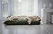 4L Textil ZOE Hundekissen waschbar mit Bezug und Reißverschluss Hundekissen Grosse Hunde Hundematte Liegekissen für Hunde waschbares Hundebett Grosse Hunde (60x50 cm, Dunkelgrün)