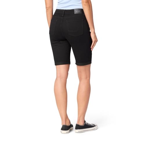 Image of Levi Strauss Signature Gold Women's Mid-Rise Bermuda Shorts Stretch Denim (Available in Plus Size)