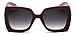 Giselle Square Frame Vintage Retro Women's Sunglasses