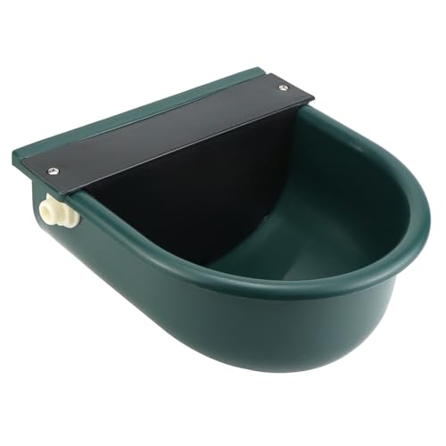QWORK® 1 Pieza Bebedero de plástico, Bebedero automático, Ideal para bovinos, equinos, porcinos