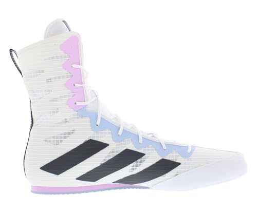 Image of adidas Box Hog 4 Unisex Shoes Size 14, Color: White /Grey /Lilac