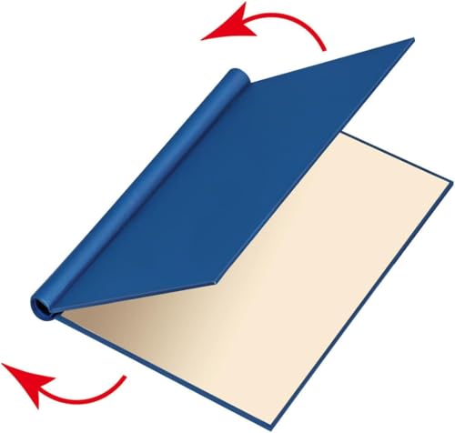 VELOFLEX 4944080 - Klemmbinder DIN A4, mit Leinenstruktur, Füllmenge max. 150 Blatt, Klemmmappe schwarz