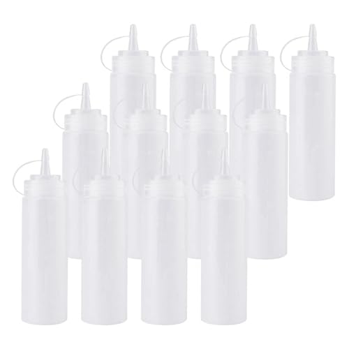Envases exprimibles de 8 oz para salsa de tomate y aderezos con tapa de rosca 5
