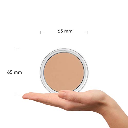 100% Pure Cream Foundation Concealer Face Makeup Medium To Full Matte Coverage - Rich Hydrating Balance For Dry Skin - Vegan Fruit Pigmented Peach Bisque Color (Medium With Olive Undertone) - 0.32 Oz #TOP7