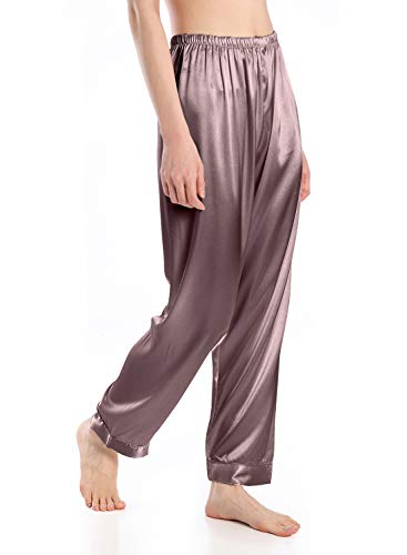 Wantschun Womens Satin Silk Sleepwear Pyjama Pants Nightwear Loungewear Pajamas Bottom Trousers Lounge Pants XXS-XXXL - Image 4
