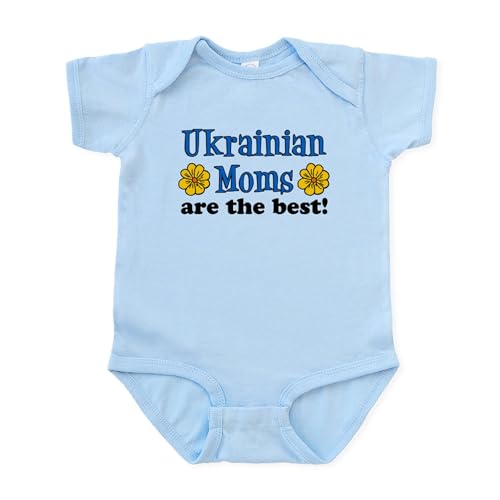 CafePress Ukrainian Moms are The Best Body Suit Cute Infant Bodysuit Baby Romper