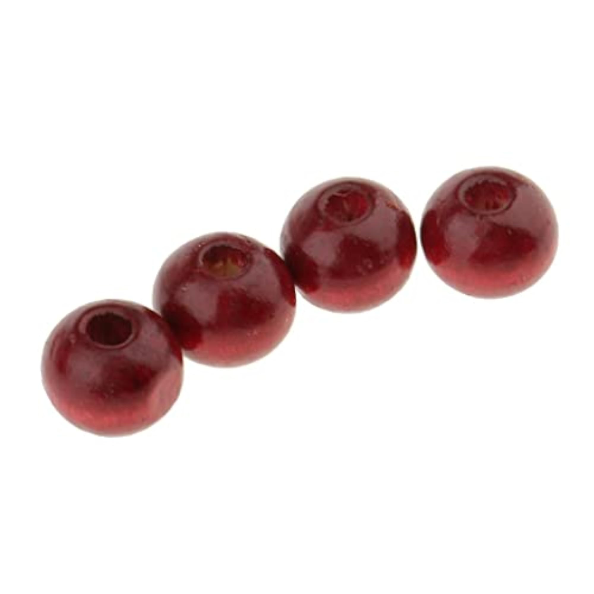 Round Wooden Beads for Jewellery Making, Pack of 150