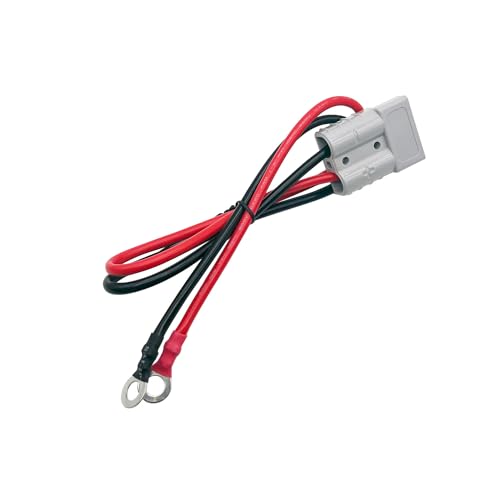 Anderson Plug Connector with Copper Ring 50A Battery Quick Connector Jumper Cable for Forklift...