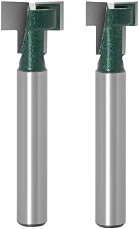 Yakamoz T Slot Router Bit Set 1/4 Inch Shank T-Slot Router Bits ...