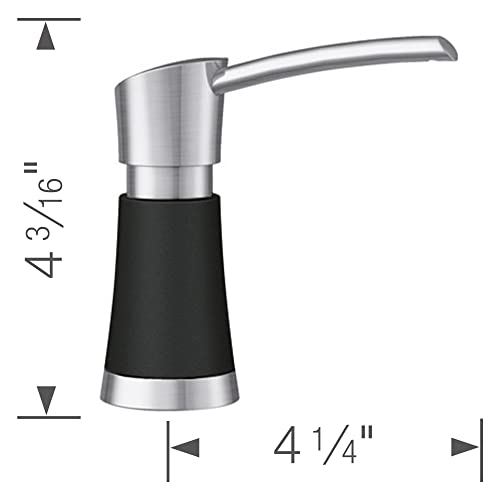 Artona Soap Dispenser - PVD Steel/Coal Black by BLANCO - Used condition - Image 2