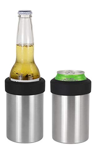 Insulated Stainless Steel 12Oz Beer Can and Bottle Cooler - This Double Walled