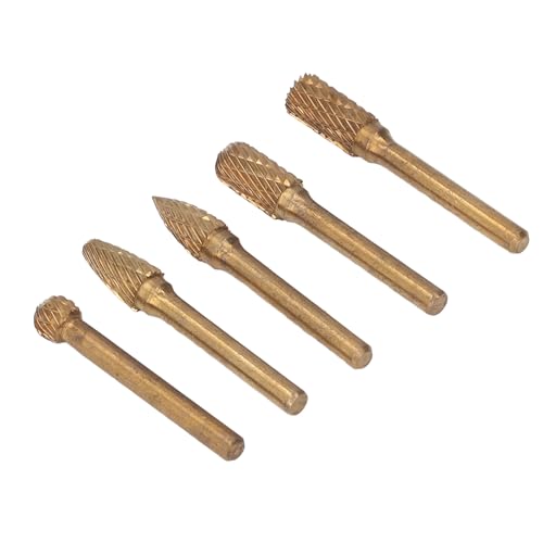 Set de 5 fresas de carburo de tungsteno miniatura 2