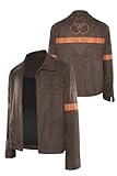 Wocloey TWD Rick Grimes Costume Sheriff Police Rick Cosplay Jacket Coat Sweatshirts Trucker Casual Jacket for Adults Men