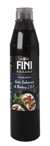Fini - Vinagre Balsámico de Módena, Gourmet, Salsa Cremosa, Ensaladas y Vegetales, Sin Gluten, 380ml