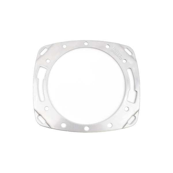 Oatey Fix-It Stainless Steel Flange Repair Ring, Adjustable Toilet Flange Repair Kit for Broken or...