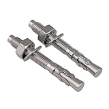 Tornillo de expansión de acero inoxidable 304 - Perno resistente for reparación de automóviles (M6, M8, M10, M12, M16) - 1 pieza(80mm,M10)