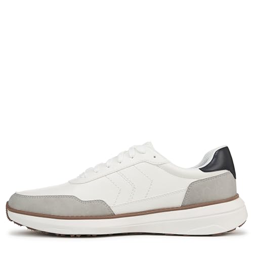 Dr. Scholl's Mens Jake Retro Sneaker White Grey Fabric 9 M - image 9
