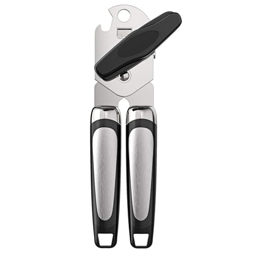 Image of Can Opener Tin Cutter Heavy Duty Stainless Steel Multipurpose Opener for Bottles, Cans and Tins for Household, Outdoor Camping
