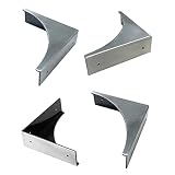 Box Corner Protector Edge Safety Guard, Mewuthede 4pcs Cabinet Furniture Corner Bumpers Door Corner