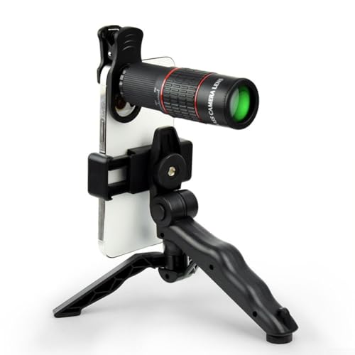 Téléobjectif HD 22X haute puissance, téléobjectif pour téléphone portable avec trépied pour la plupart des smartphones