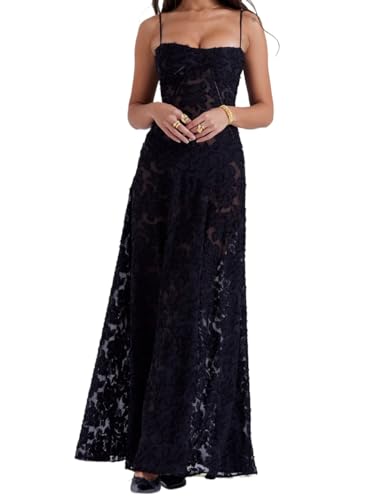 Robe sexy à col carré meilun chic et sans manches pour soirée habillée