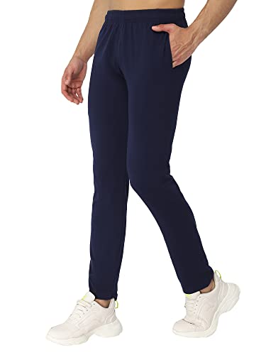 Image of DYCA by Bodycare Men's Cotton Track Pant - Casual Straight Fit Sports Joggers for Gym, Running, Workout, Lounge Wear for Men
