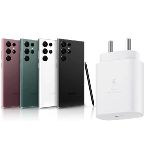 Image of Original USB-C Ultra Fast Charging 25WT Adapter for Samsung Galaxy S 20, S 20+, S 20 Ultra, S 21, S 21+, S 21 Ultra, S 23, S 23+, S 23 Ultra, S 24, S 24+, S 24 Ultra (White) | Adapter Only