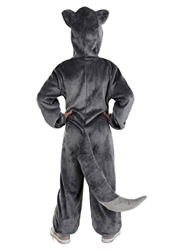 Disfraz de Lobo Gris para Niños con Capucha miniatura 2