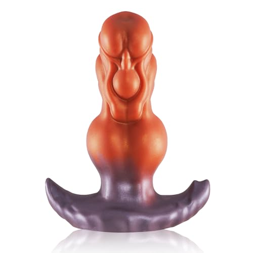 Image of 6.7in Monster Kont Dildo Analplug, Small Butt Plug Anal Toy Prostate Massager, Fantasy Anal Trainer Dildo Anal Stretcher Vaginal Plug, Silicone Toy Adult Anal Dilator for Men Women Couple (M)