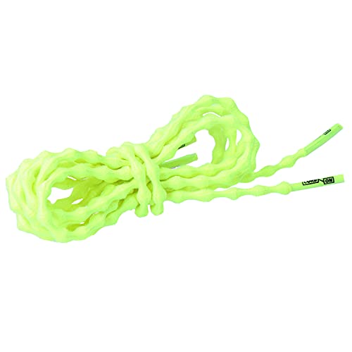 CORD ON Xtenex Cordón Casual [1 par] Cordones Ajustables Sin Atar para Zapatillas - 2.5mm x 5.6mm Diámetro Amarillo Flúor 150 cm