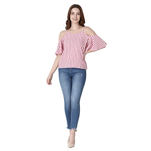 Image of GRECIILOOKS Women's Regular Fit Tops | Tops for Women | Tops for Jeans for Women | Top for Women | One Piece Dress for Women | Western Tops for Women Stylish