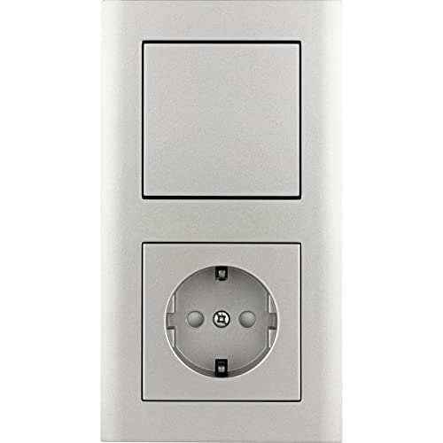 REV 0239022300 Matrix Socket with Child Protection, Platinum, ohne USB - Image 4