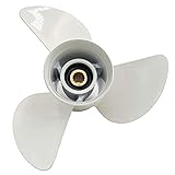 Yoofosun Outboard Propeller 13 3/4x21 OEM NO:6G5-45943-01-98 Aluminum Prop Fit for Yamaha Engine 150HP-400HP 15 Tooth 3 Blades RH 13.75x21
