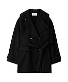 [フレイ アイディー] ウールリバーミドルAラインコート FWFC255003 レディース BLK 1