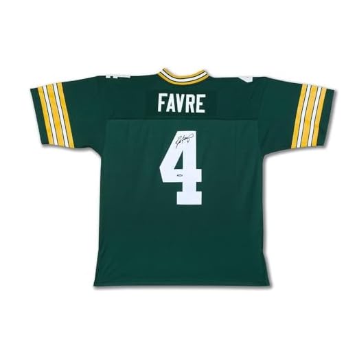Brett Favre Signed Autographed Mitchell & Ness Jersey Replica 1996 Packers UDA - Autographed NFL Jerseys