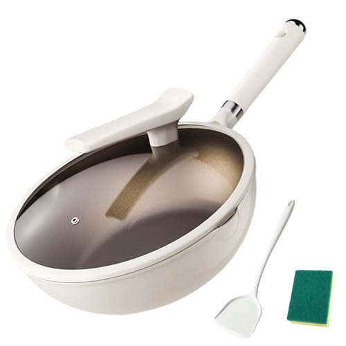 Wok antiadherente Titanio con tapa y espátula, 30 cm miniatura 1