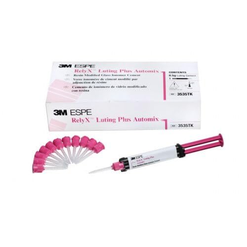 3M ESPE 3535TK RelyX Luting Plus Automix Light Cure Dental Cement Trial Pack