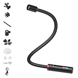 SmallRig RM 03 LEDライト アームライト マクロ撮影用 ビーム角調整可能 5色 CRI 95 TLCI 92 カメラライト コールドシューアダプター/クランプ/ディフューザーバーンドア付き 写真撮影用照明アーム IP54防水 -5480