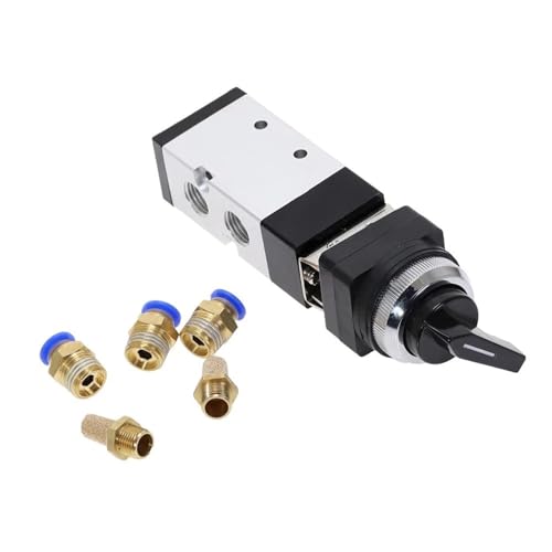 Válvula de aire neumática MV522 mecánica con configuración de 2 engranajes 8