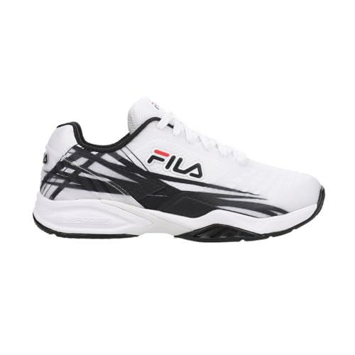 Fila Womens Axilus 2 Energized Tennis Sneakers Shoes - Black, White - Size 6.5 M