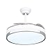 Imagen de Ventilador de techo con luz LED 36W Blanco en 3 Temperaturas de Luz con Mando a Distancia -Motor DC Eficiente y Silencioso