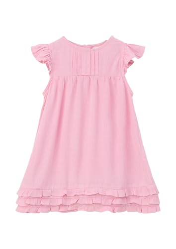 s.Oliver Junior Baby Girls 2130670 Volant Kleid, rosa 4325, 74
