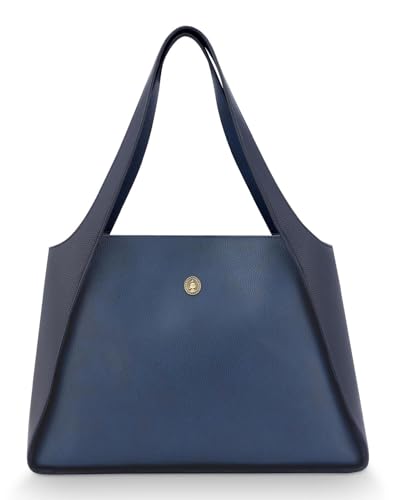 Sac à épaule PIP STUDIO Filou Blue : le cabas bleu marine idéal pour vos sorties en ville