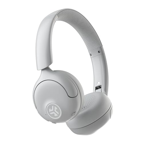 JLab, Go Lux ANC, On Ear Headphones, Active Noise Cancelling, Bluetooth MultIPoint, Cloud White