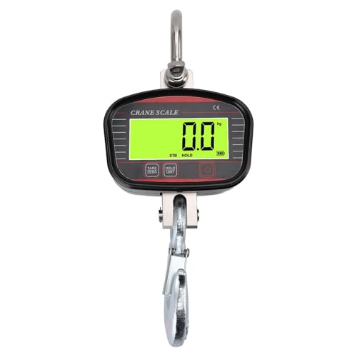 Balance de grue numérique 2000 kg Eujgoov avec télécommande pour pesage industriel